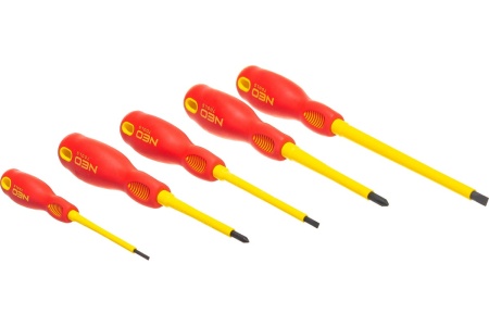 Набор отверток NEO Tools 1000 В 5 шт 04-220