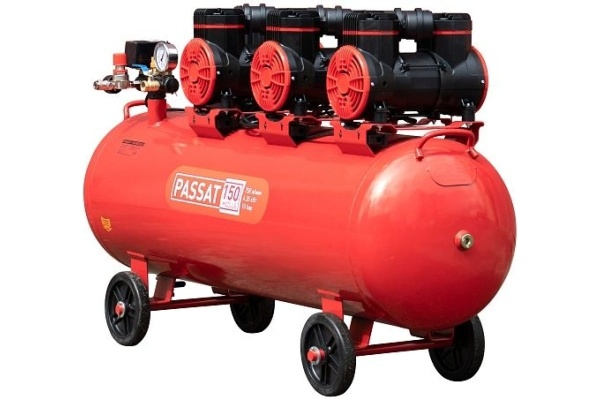 Компрессор Aurora PASSAT-150 MODULE тихий, безмасляный, 150 л, 750л/мин, 4.35 кВт 35012