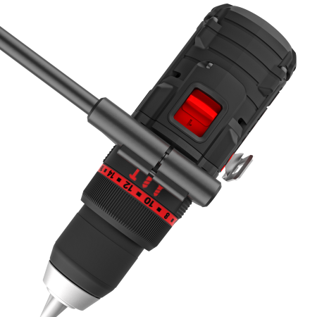 Дрель-шуруповерт аккумуляторная ударная бесщеточная KRESS KUC35, 20В, 150Нм, 4Ач х2, ЗУ 6А, кейс