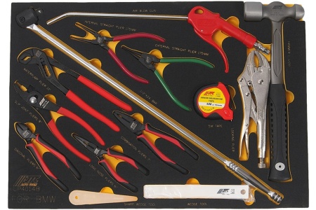 Универсальный набор инструмента, комплектация BMW в ложементе 14шт JTC-UP4014B