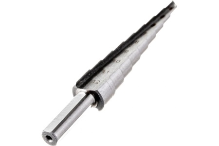 Сверло ступенчатое (4-12 мм; 9 ступеней; HSS) по металлу FIT IT 36394