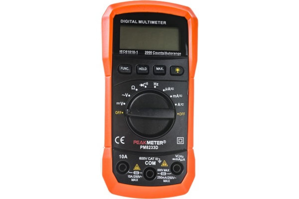 Цифровой мультиметр PEAKMETER PM8233D 17125