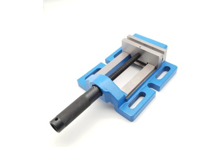 Станочные сверлильные тиски ТЕХНОРЕАЛ 100 мм с профильными губками AVU3W-100