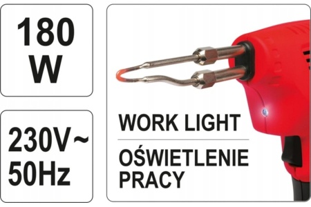 Импульсный электрический паяльник YATO 180 W YT-8245