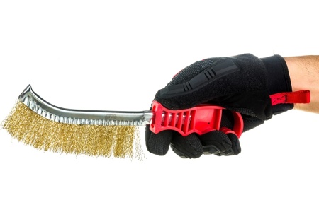 Ручная латунированная щетка MIRAX 35112-1