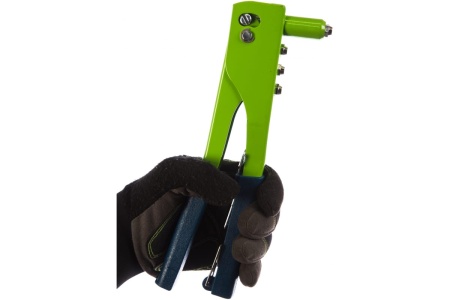 Заклепочник СИБРТЕХ 260 мм, заклепки 2,4-3,2-4,0-4,8 мм 40541