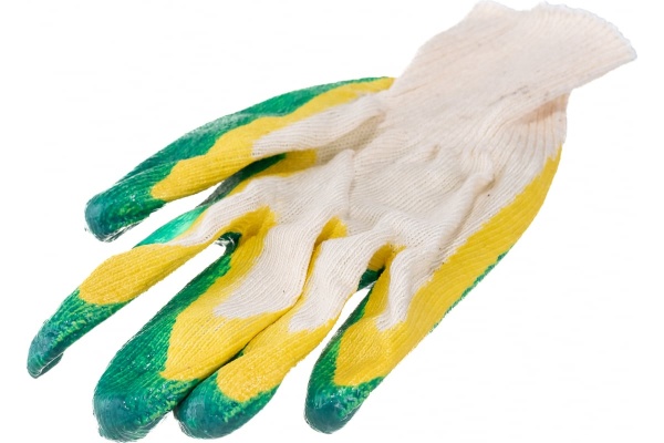 Перчатки Россия трикотажные с двойным латексным обливом 67851