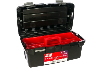 Ящик для инструментов 400x225x190мм, +лоток + органайзер Tayg 162008