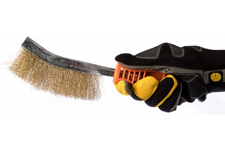 Щетка SPARTA металлическая, с пластмассовой ручкой 748505