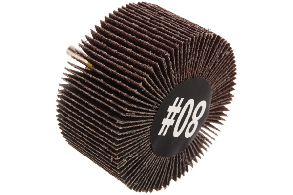 Круг шлифовальный лепестковый на шпильке (80х40х6 мм; P80) Русский Мастер РМ-53371