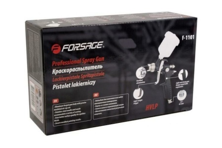 Краскораспылитель с верхним пластиковым бачком Forsage F-F-1101 50332