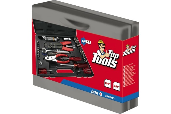 Набор инструмента Top Tools 40 шт. 38D205