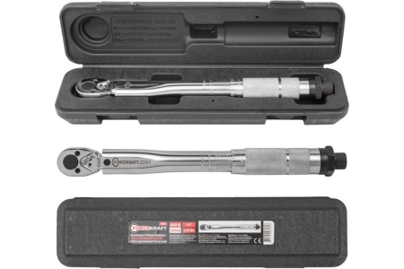 Динамометрический ключ щелчкового типа FORCEKRAFT Profi 2-24 Нм, 1/4'', в пластиковом футляре FK-1201