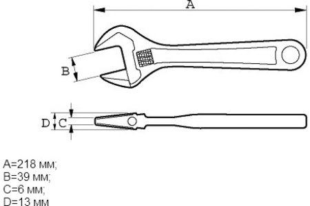Разводной ключ Bahco 9031 P Разводной ключ Bahco 9031 P