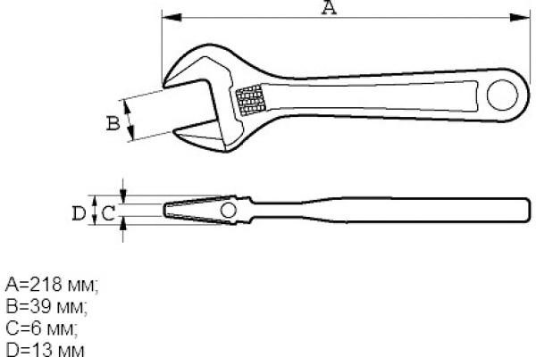 Разводной ключ Bahco 9031 P Разводной ключ Bahco 9031 P