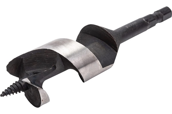 Спиральное сверло STAYER по дереву шестигранный хвостовик 29x130 мм 29480-130-29