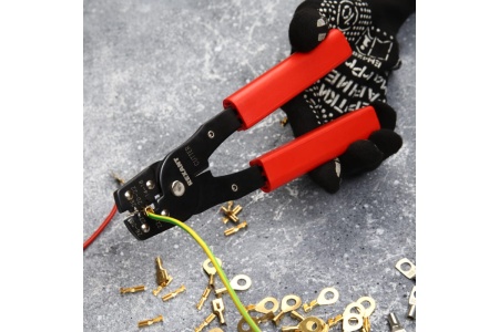 Кримпер REXANT для обжима автоклемм неизолированных 0.35-6.0кв.мм 12-3031