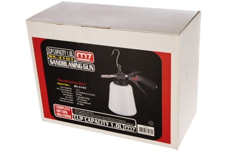 Пескоструйный пистолет MIGHTY SEVEN нижний бак 1 л SX-3101