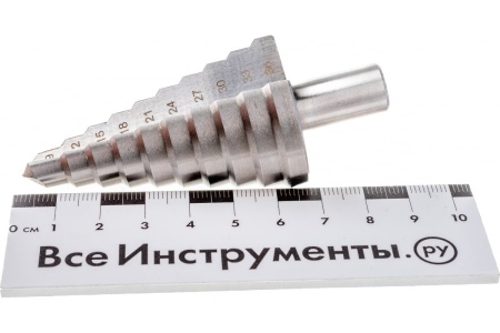 Сверло ступенчатое (9-36 мм; 9 ступеней; HSS) по металлу FIT IT 36399