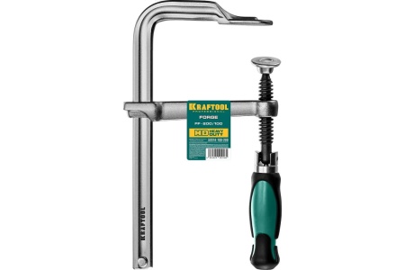 Цельнокованая струбцина KRAFTOOL Forge FF-200/100 32014-100-200