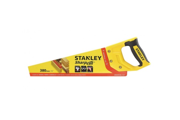 Ножовка Stanley SHARPCUT 7TPI, 380 мм STHT20366-1