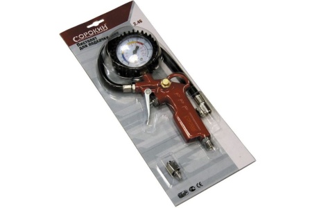 Пневматический пистолет для подкачки шин с манометром Сорокин 2.46