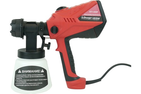 Электрический краскопульт Энергомаш ГАРАНТ КП1-650Р