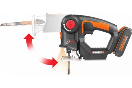 Аккумуляторный лобзик-сабельная пила WORX WX550