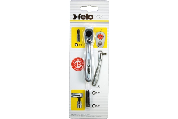 Трещотка 60 зубьев 1/4" Felo 05763501