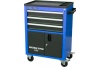 Инструментальная тележка IZELTAS ECO сине-серая, с инструментами, 3 ящика 8243001296