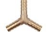 Тройник Y-образный елочка 8 мм, латунь, в блистере AV Steel AV-700335B блистер