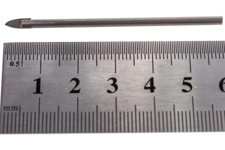 Сверло по керамической плитке (3 мм; цилиндрический хвостовик) MATRIX 72813