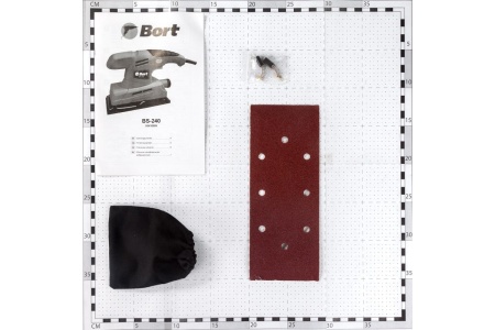 Шлифовальная вибрационная машина BORT BS-240 93410099
