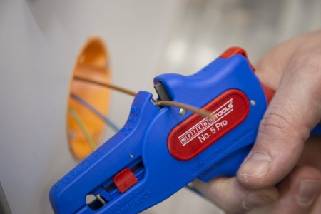 Стриппер для снятия пвх-изоляции проводов Weicon-Tools Weicon № 5 pro, 0,2-16 мм2, встроенный резак wcn51005005