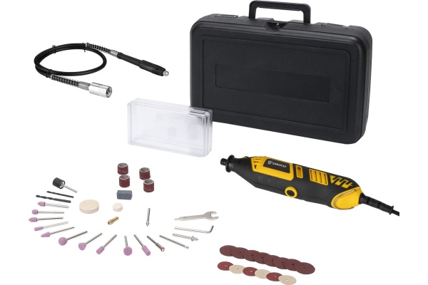Электрический цифровой гравер 350Вт, набор 43 инструментов DEKO DKRT350E-LCD 43 tools, case 063-1413 Электрический цифровой гравер 350Вт, набор 43 инструментов DEKO DKRT350E-LCD 43 tools, case 063-1413