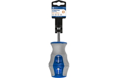 Отвёртка Ultra Grip PH-1 х 38 мм CR-V КОБАЛЬТ 646-386