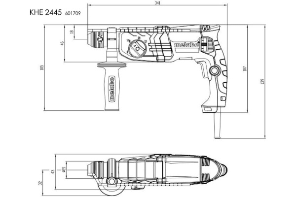 Перфоратор METABO KHE 2445 601709500