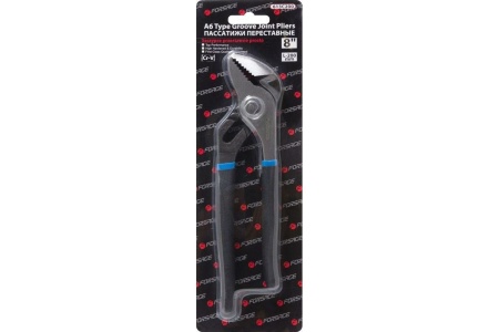 Переставные пассатижи Forsage Cr-V 8", 200 мм, в блистере 25978 F-613C200