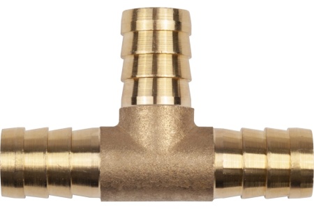 Тройник Т елочка 12 мм, латунь, в блистере AV Steel AV-700341B блистер