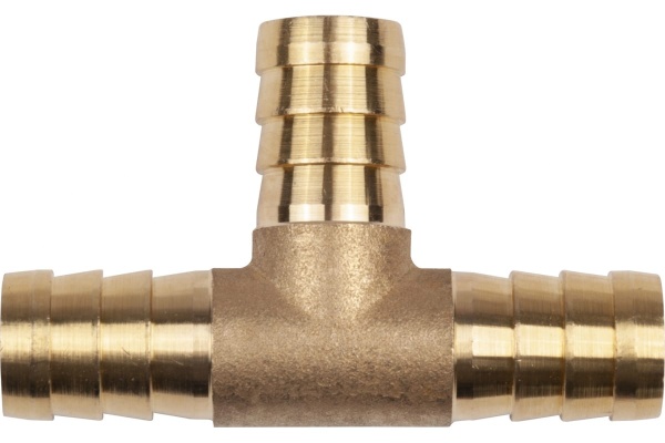 Тройник Т елочка 12 мм, латунь, в блистере AV Steel AV-700341B блистер