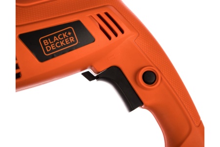 Электрическая ударная дрель Black+Decker HD555