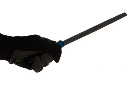 Полукруглый рашпиль, двухкомпонентная рукоятка, №2, 200мм ЗУБР "ЭКСПЕРТ" 16642-20-2