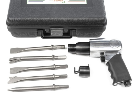 Пневматический отбойный молоток с комплектом зубил HANS 83097-5