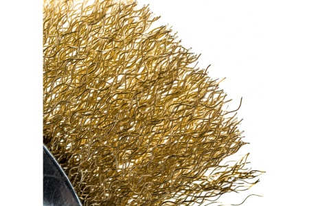 Кордщетка (ручная, стальная латунированная), 240 мм) КОБАЛЬТ 248-733