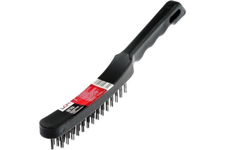Металлическая ручная щетка LOM пластиковая рукоятка, 3-рядная 5120782