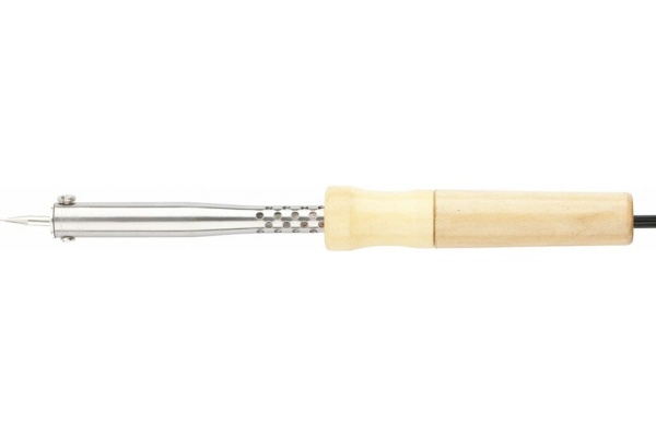 Паяльник с ручкой из дерева SPARTA 60 Вт, 220 В 913103