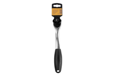 Вороток с трещоткой TUNDRA квадрат 1/2", изогнутая рукоятка, 72 зуба, CrV 1799956