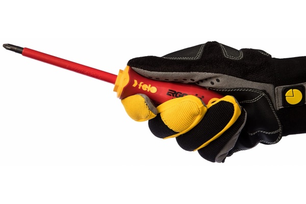 Диэлектрическая крестовая отвертка Felo Ergonic PZ 2X100 41520390
