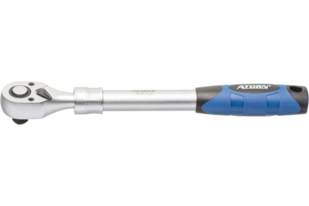 Телескопическая реверсивная трещотка ATORN 1/2" 305-445 мм 58576060