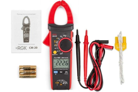 Токоизмерительные клещи с поверкой RGK CM-20 779692